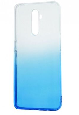 Чехол градиент Gradient Design для Realme X2 Pro (Oppo Reno Ace) White-Blue