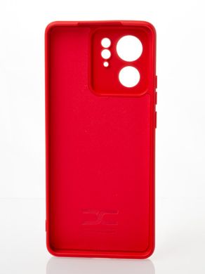 Чехол накладка Silicon Case Full Camera для Moto E40 Red/Красный