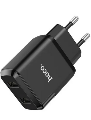 Зарядное устройство для телефона сетевое (адаптер) Hoco N7 Speedy 2 USB 2.1A Black