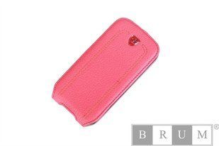 Фліп Brum Premium Samsung i9500 Model №24 Rosy
