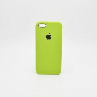 Чохол накладка Silicon Case для iPhone 5/5S/5SE Green Copy
