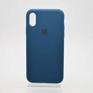 Чохол накладка Silicon Case Full Cover для iPhone X/Xs Emerald