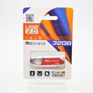 Флеш-драйв Mibrand Aligator 32GB USB 2.0 Dark Red