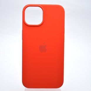 Чехол накладка Silicone Case Full Cover для iPhone 14 Pro Max Красный