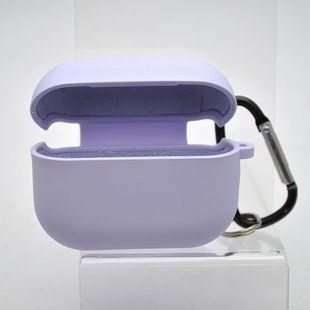 Чехол Silicon Case с микрофиброй для AirPods Pro 2 Lilac/Сиреневый