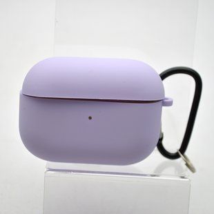 Чохол Silicon Case з мікрофіброю для AirPods Pro Lavander