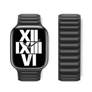 Ремешок Hoco WA23 для Apple Watch 42mm/44mm/45mm/49mm Leather Black