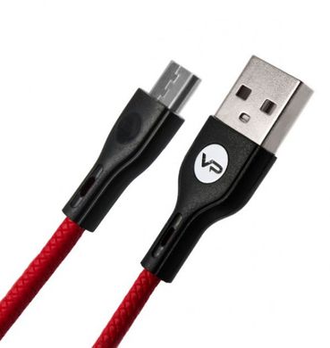 Зарядний кабель USB Veron MV01 (Micro) (1m) Red