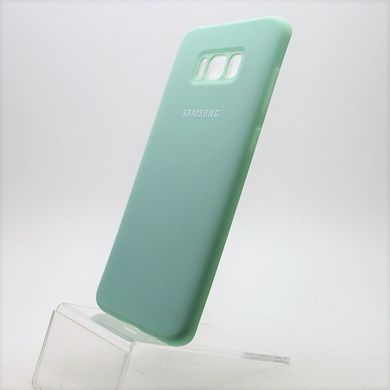Матовий чохол New Silicon Cover для Samsung G955 Galaxy S8 Plus Turquoise (C)