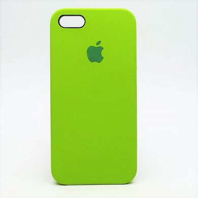 Чохол накладка Silicon Case для iPhone 5/5S/5SE Green Copy