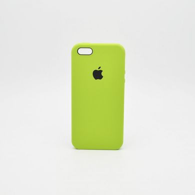 Чехол накладка Silicon Case для iPhone 5/5S/5SE Green Copy