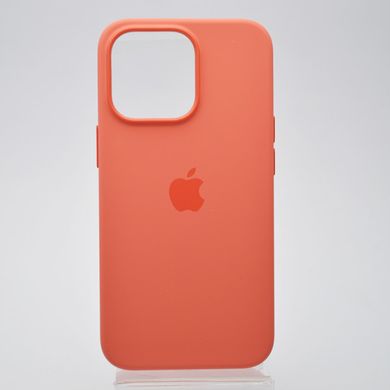 Чехол накладка Silicone Case Full Cover с MagSafe Splash Screen для iPhone 13 Pro Pink Pomelo
