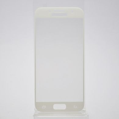 Защитное стекло Full Screen Glass для Samsung A320 Galaxy A3 (2017) 3D White (0.3mm) тех.пак.