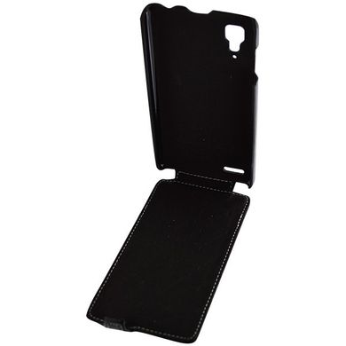 Шкіряний чохол фліп Melkco Jacka leather case for Lenovo P780 Black Copy