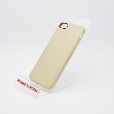 Чехол силикон TPU Leather Case iPhone 7/8 Beige