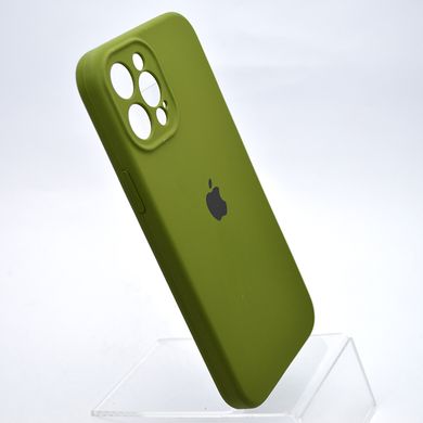 Чехол накладка Silicon Case Full camera для iPhone 12 Pro Max Army Green/Зеленый