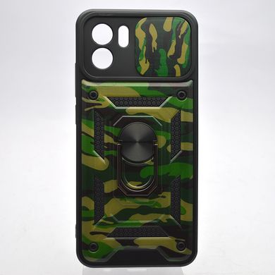 Противоударный чехол Armor Case CamShield для Xiaomi Redmi A1/Redmi A2 Army Green/Камуфляж зеленый