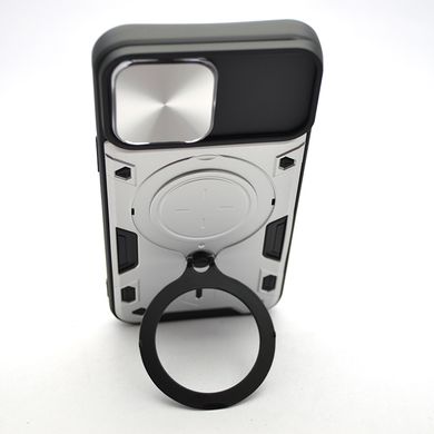 Протиударний чохол Armor Case Stand Case для iPhone 14 Pro Max Silver