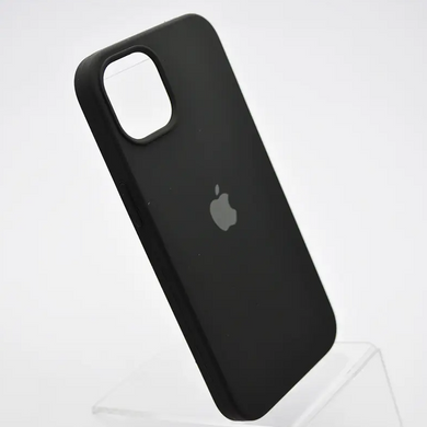 Чехол накладка Silicone Case Full Cover для iPhone 13 Pro Черный