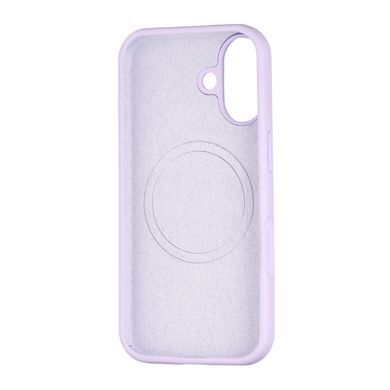 Чехол накладка Silicon Case Slim MagSafe для Apple iPhone 17 Light Purple