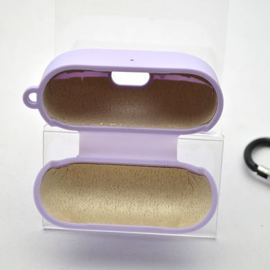 Чохол Silicon Case з мікрофіброю для AirPods Pro Lavander