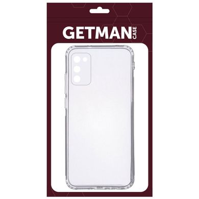 Силиконовый прозрачный чехол накладка TPU Getman для Samsung A025 Galaxy A02s Transparent/Прозрачный