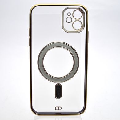 Чохол накладка з MagSafe Elegant Case для Apple iPhone 11 Blue (Black Circle)