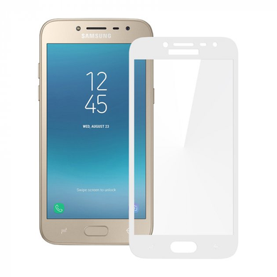 Захисне скло для Samsung J250 Galaxy J2 (2018) Full Screen Triplex Глянцеве White тех. пакет