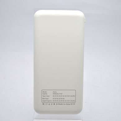 Зовнішній акумулятор із швидкою зарядкою Power Bank OX Power PD10 10000mHa White