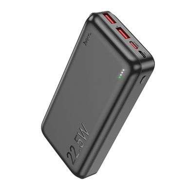 Зовнішній акумулятор PowerBank Hoco J101A 20000mAh 22.5W Black (Чорний)