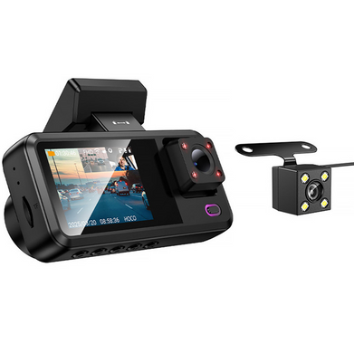 Видеорегистратор Hoco DV15 display driving recorder Black