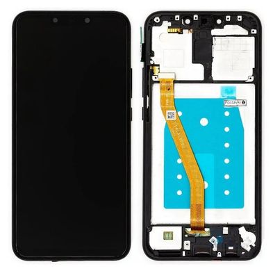 Дисплей (екран) LCD Huawei P Smart Plus/Nova 3i (INE-LX1) з тачскріном та рамкою Black Refurbished
