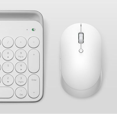 Мышка беспроводная Xiaomi Mi Dual Mode Wireless Mouse Silent Edition White