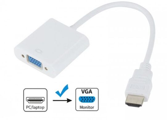 Перехідник VGA to HDMI White