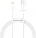 Кабель USB Baseus Superior Series Fast Charging Data Cable USB to iP 2.4A 1m White (CALYS)