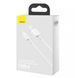 Кабель USB Baseus Superior Series Fast Charging Data Cable USB to iP 2.4A 1m White (CALYS)