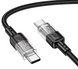 Кабель Hoco U129 Spirit Type-C to Type-C 60W 1m Black