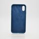Чехол накладка Silicon Case Full Cover для iPhone X/Xs Emerald