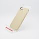 Чехол силикон TPU Leather Case iPhone 7/8 Beige