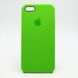 Чехол накладка Silicon Case для iPhone 5/5S/5SE Green Copy