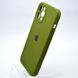 Чохол накладка Silicon Case Full camera для iPhone 12 Pro Max Army Green/Зелений