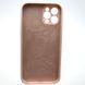 Силіконовий чохол накладка Silicon Case Full Camera для iPhone 12 Pro Max Gray Pink