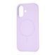 Чехол накладка Silicon Case Slim MagSafe для Apple iPhone 17 Light Purple