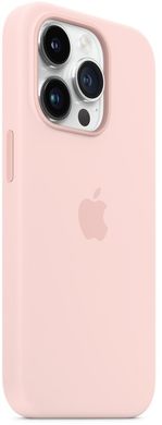 Чохол накладка для iPhone 14 Pro Max (6.7) Silicone Case with MagSafe Chalk Pink