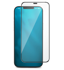 Защитное стекло Wave Dust Proof для iPhone 12 Mini Black/Черная рамка