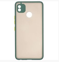 Чехол накладка Matte Color Case TPU для Tecno Pop 4 Green