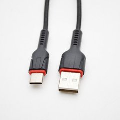 Кабель USB Veron CV02 (Type C) (0.3m) Black