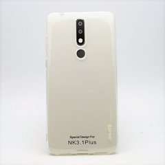 Чехол накладка SMTT Case for Nokia 3.1 Plus Прозрачный