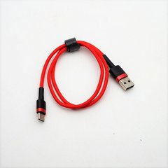 Кабель Baseus cafule Cable USB Type-C 3A 0.5m Red-Red CATKLF-A09