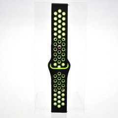 Ремінець до Xiaomi Amazfit Bip/Samsung 20mm Nike Design Black Green